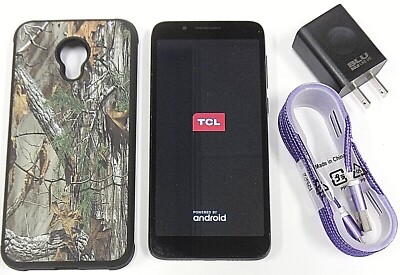 Alcatel TCL LX A502DL - Black ( TracFone ) 4G LTE Android Smartphone - Bundled