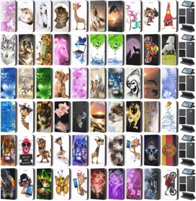 Premium Hülle Flip Cover Handyhülle Etui Case Schutzhülle Smart113-1