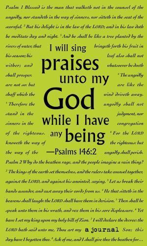 Hardcover Journal Psalms Compact Edition by Thunder Bay Press Editors 2017-image