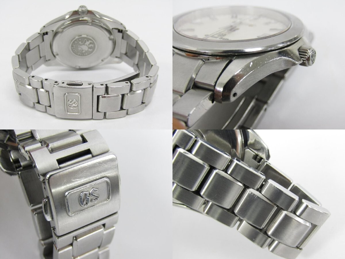 SEIKO Grand Seiko 8J56-8020 SBGF017 Date Quartz White Men's SEIKO Grand Seiko 8J56-8020 SBGF017 Date Quartz White Men's