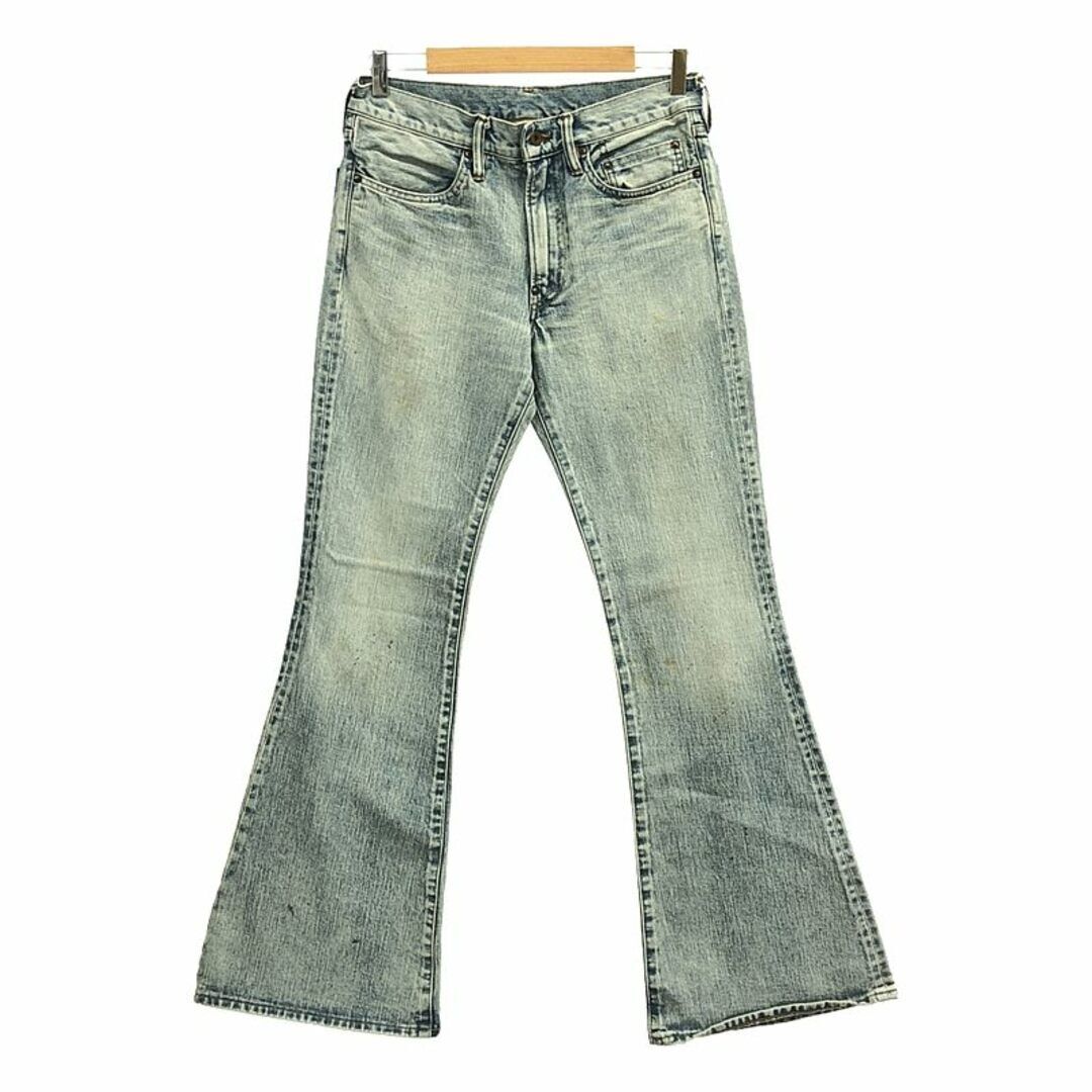 SUGARHILL FADED MODERN DENIM FLARED SHOULD PANTS 32 INDIGO SUGARHILL FADED MODERN DENIM FLARED SHOULD PANTS 32 INDIGO