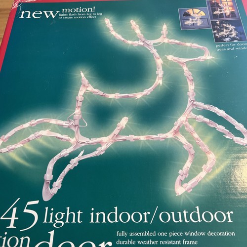 Christmas Light Up Window Wall Decor Indoor Outdoor Holiday Snowman eBay