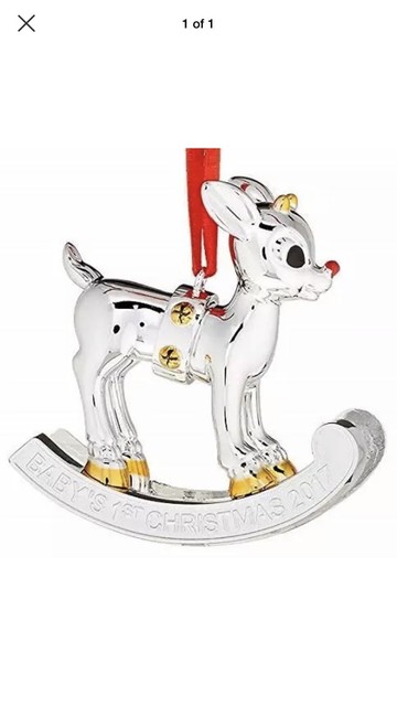 lenox baby's first christmas ornament