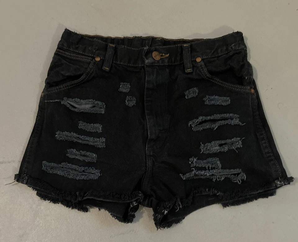 Pantalones cortos Wrangler vintage Y2K talla 16. Envejecido Foto 2 de 4