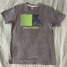 Homage Pelotonia Cycling 100% End Cancer Tshirt Made In USA Gray Men Large EUC