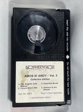 Amos N’ Andy - Vol. 3 Collectors Edition Cat No. 6003 Betamax Tape (Not VHS)