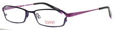 ESPRIT ET17362 577 Purple Womens Rectangle Full Rim Eyeglasses 49-17-135 B:24