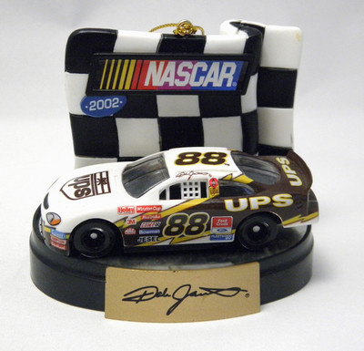 NASCAR Dale Jarrett #88 Xmas Ornament Signed Racing Daytona 500 Winston Cup 2002