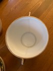 Set 3 Elizabeth Arden Footed Bowls Green & Gold Painted — photo 6