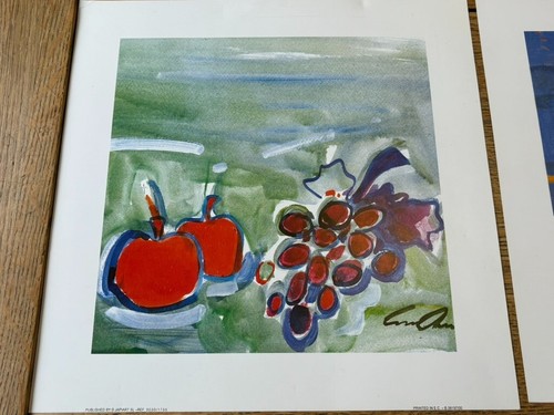 IMPRESIONES ARTÍSTICAS X15 BARCOS FLORES MAR PESCADO FRUTA JAPIART ESPAÑA RESTAURANTE CAFETERÍA OFICINA - Imagen 3 de 16
