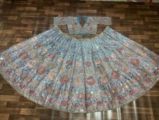 Wedding Designer New Attractive Malay Satin Silk Lehenga Choli Fancy Dupatta