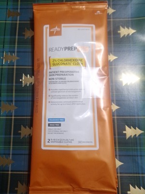 *3-Packs* Medline ReadyPrep CHG 2% Chlorhexidine Gluconate Cloth MSC098CHG