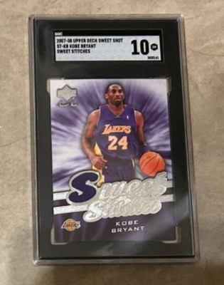 2007-08 Kobe Bryant Upper Deck Sweet Spot Stitches Patch Graded