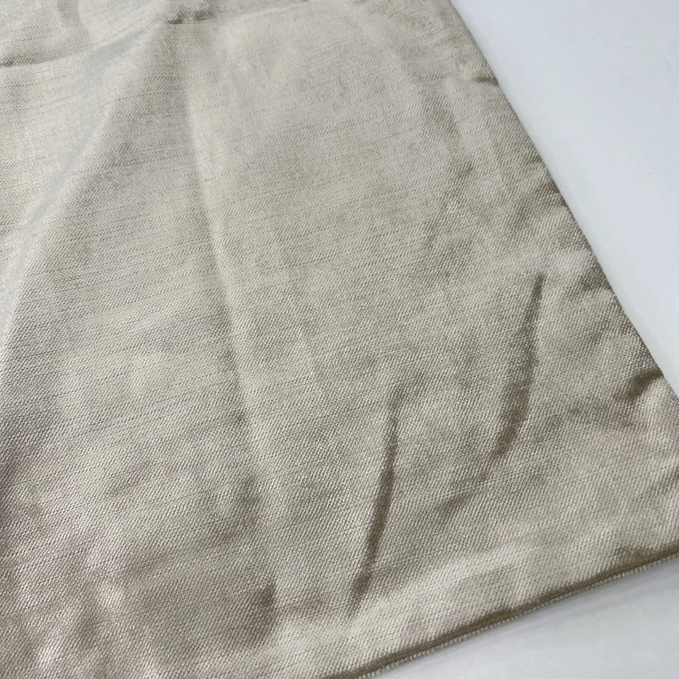 West Elm Luster Velvet Natural Sand Stone Light Beige Pillow Cover NWT 20x20 - Image 4 of 4