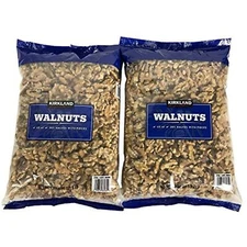 2 Pack Kirkland Signature Walnuts US #1 Quality (Two 48 OZ Packs) 6LB