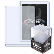 BCW 168pt Thick Card Toploader Card Holder (10 Holders Per Pack)