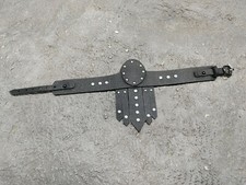 1/6 Scale Black Genuine Leather Studded Loin Belt