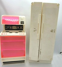 1982 Barbie Dream Furniture Collection Stove  Microwave Oven  fridge lot