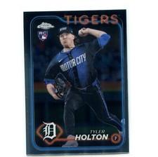 2024 Topps Chrome Update Baseball Tyler Holton Base RC USC192 Detroit Tigers