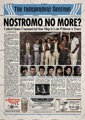 Alien 1979 Film Zeitung Poster Druck