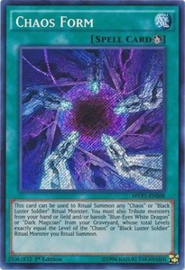 Chaos Form - MVP1-ENS08 - Secret Rare - 1st Edition x1 - Near Mint