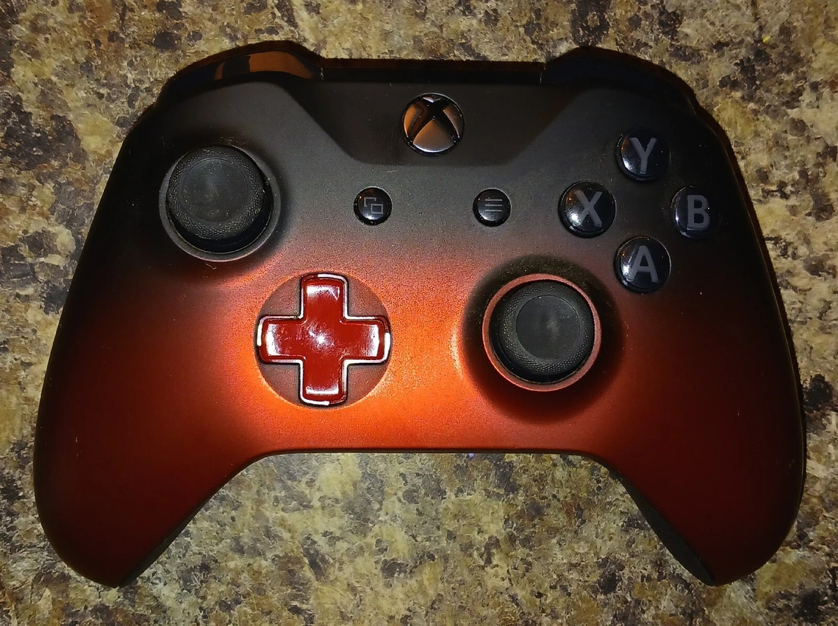 Xbox One Oxide Red Shadow Design Lab Controller Tested eBay