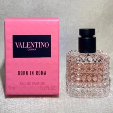 Valentino Donna Born In Roma Eau de Parfum MINI Splash Dab .2oz, 6ml New in Box