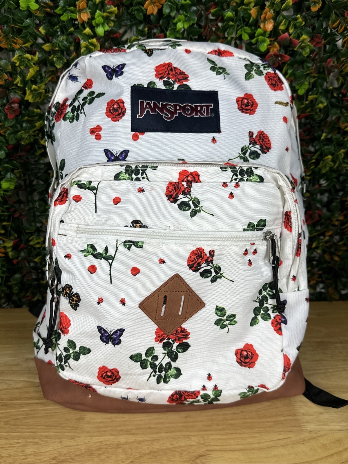 JANSPORT City View Floral Rose Butterfly Backpack Lux… Gem