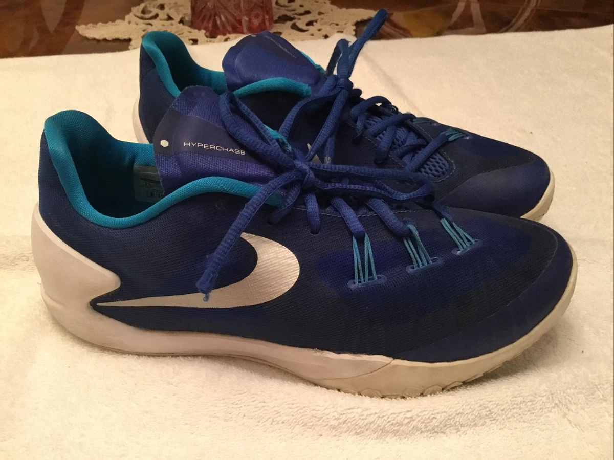 NIKE HYPERCHASE ROYAL BLUE LOW TOP SNEAKERS SHOES SIZE WOMENS 8.5
