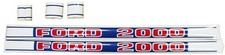 Ford 2000 Later Powerforce Power Force Tractor Hood Bonnet Decal Sticker Set