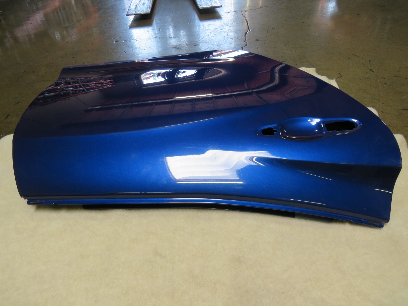 Maserati Ghibli, RH, Right, Rear Door Shell, Dented, Used, P/N 673008061