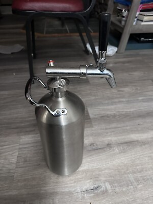1 Gallon Ball Lock Keg Outlet Stainless Steel Growler With Tap