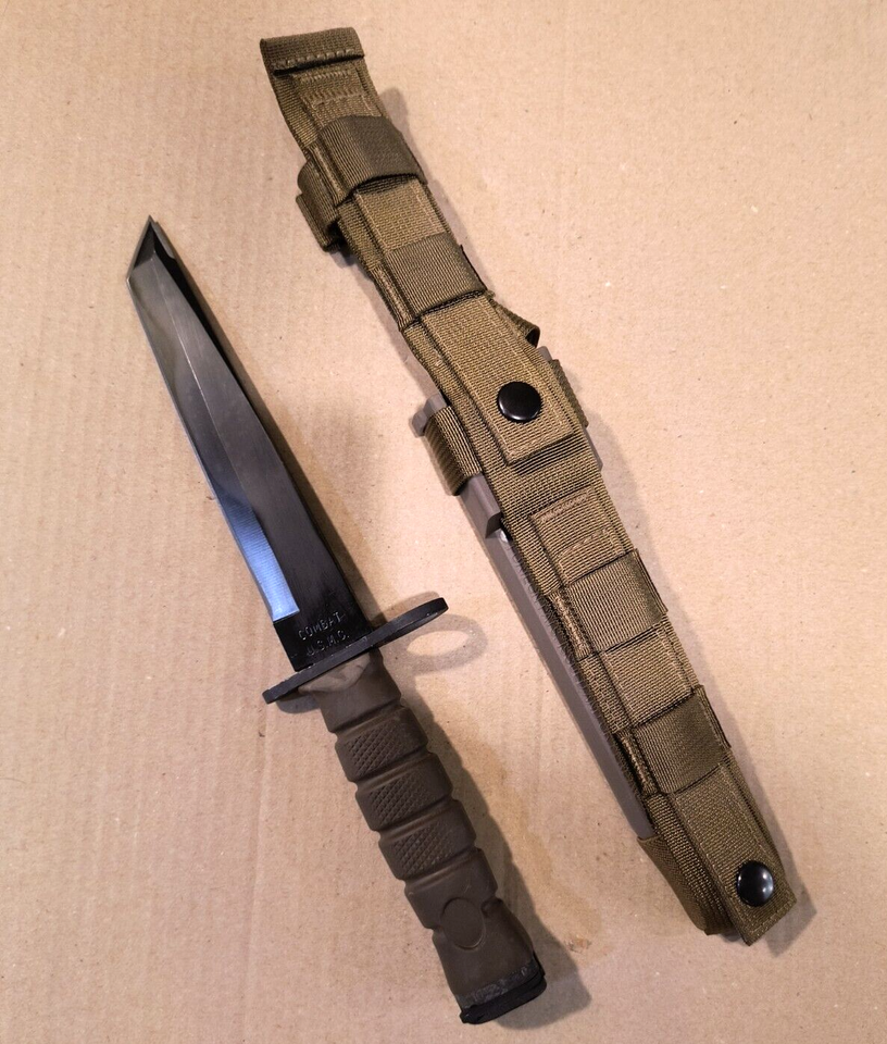 OKC3 OKC Knife USMC Marine Corps Tanto & Ontario Sheath