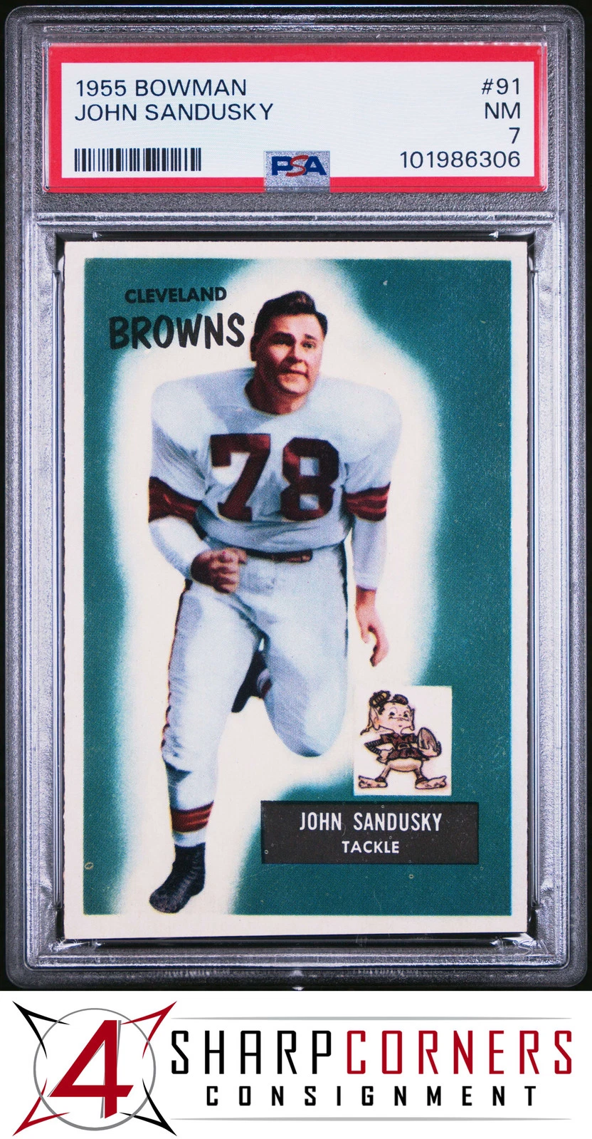John Sandusky trading card