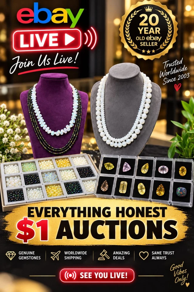 🔥 GEMSTONE LIVE! Flash $1 Deals | beads, Gemstones & More