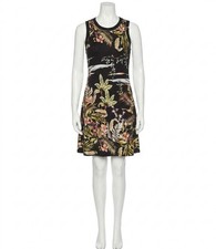 Karen Kane Tabitha Halter Dress Tropical Print