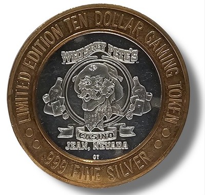 DUTCH SCHULTZ Car @ WHISKEY PETES .999 Fine Silver $10 Gaming