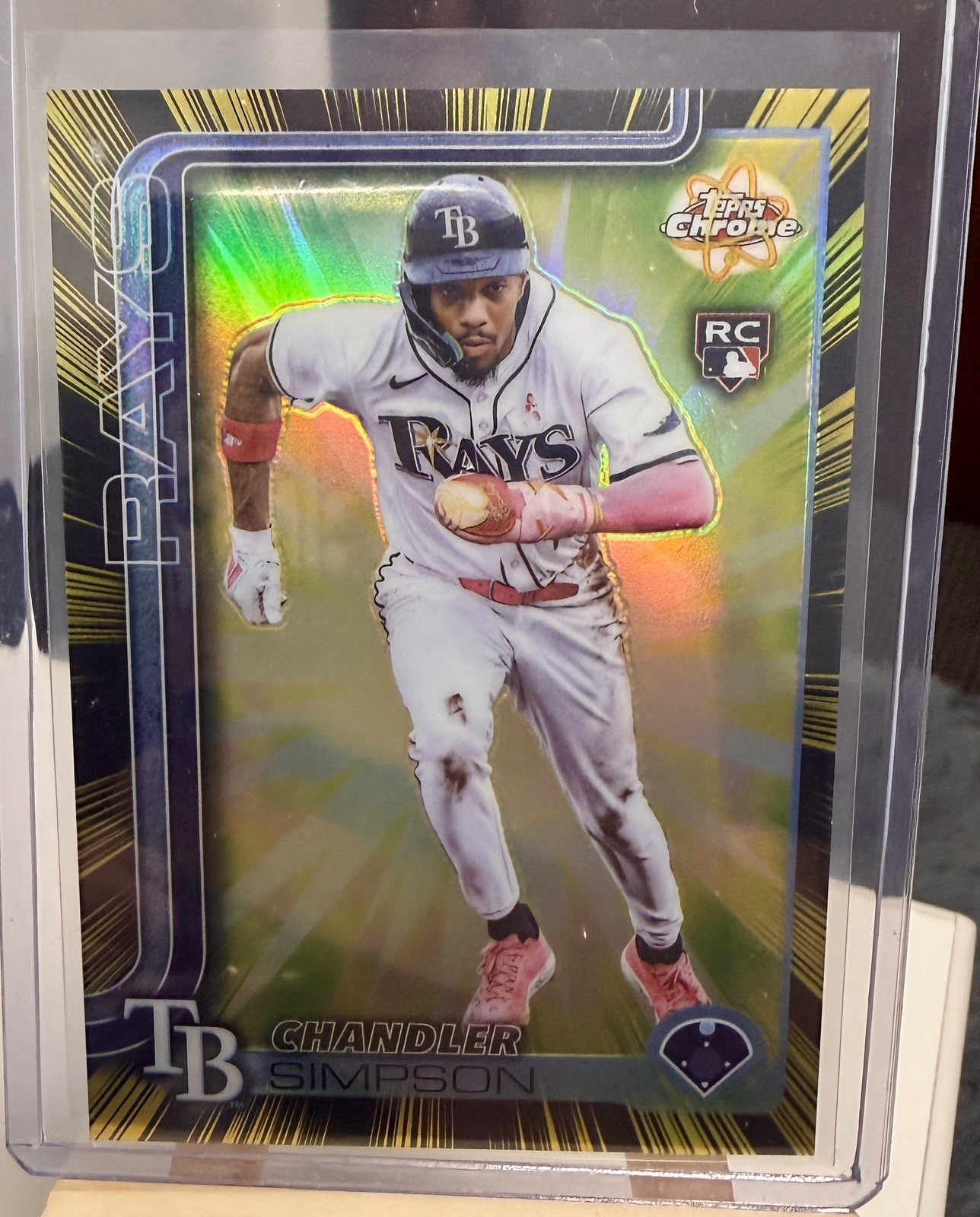 CHANDLER SIMPSON 2025 TOPPS CHROME UPDATE RADIATING ROOKIES SSP RC