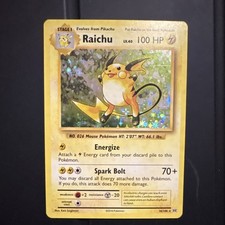 Pokémon Raichu 36/108 Evolutions Holo Rare Stage 1 100HP English Card