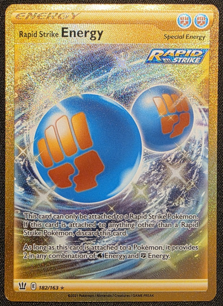 Rapid Strike Energy 182/163 Pokémon Card Battle Styles NM