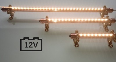 12-120cm 12V kundenspezifische Länge Kupfer Leuchte. Einbauschalter. Wohnmobil, Boot