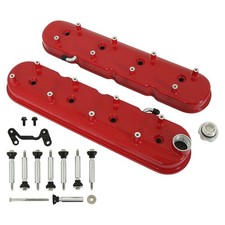Holley 241-113 Tall Ls Valve Covers - Gloss Red Holley 241-113 Tall Ls Valve Covers - Gloss Red