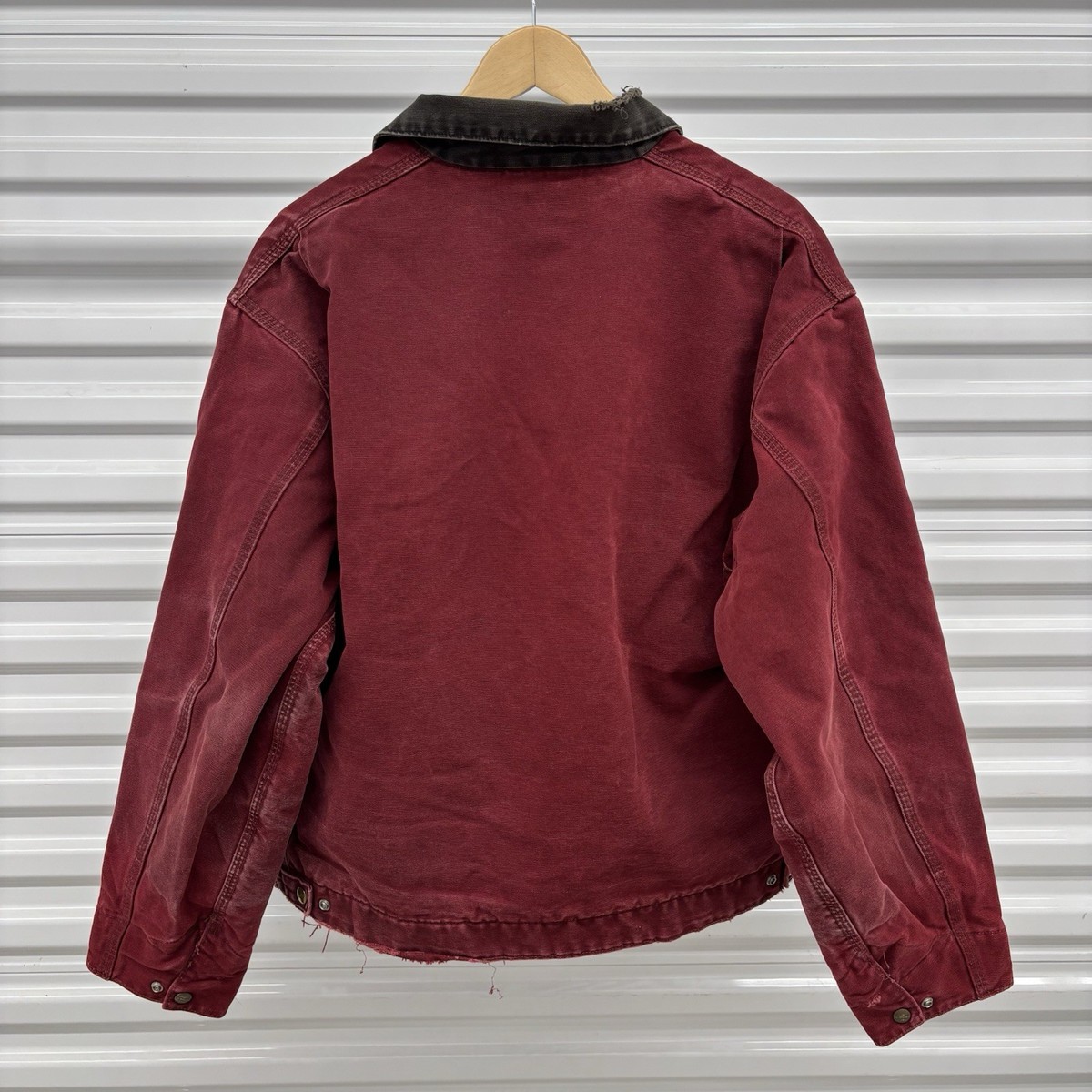 Vintage Carhartt Crimson J97CRI Detroit Jacket | eBay