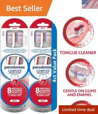 Complete Protection Soft Toothbrush for Healthy Gums and Strong Teeth - 2 x 2...