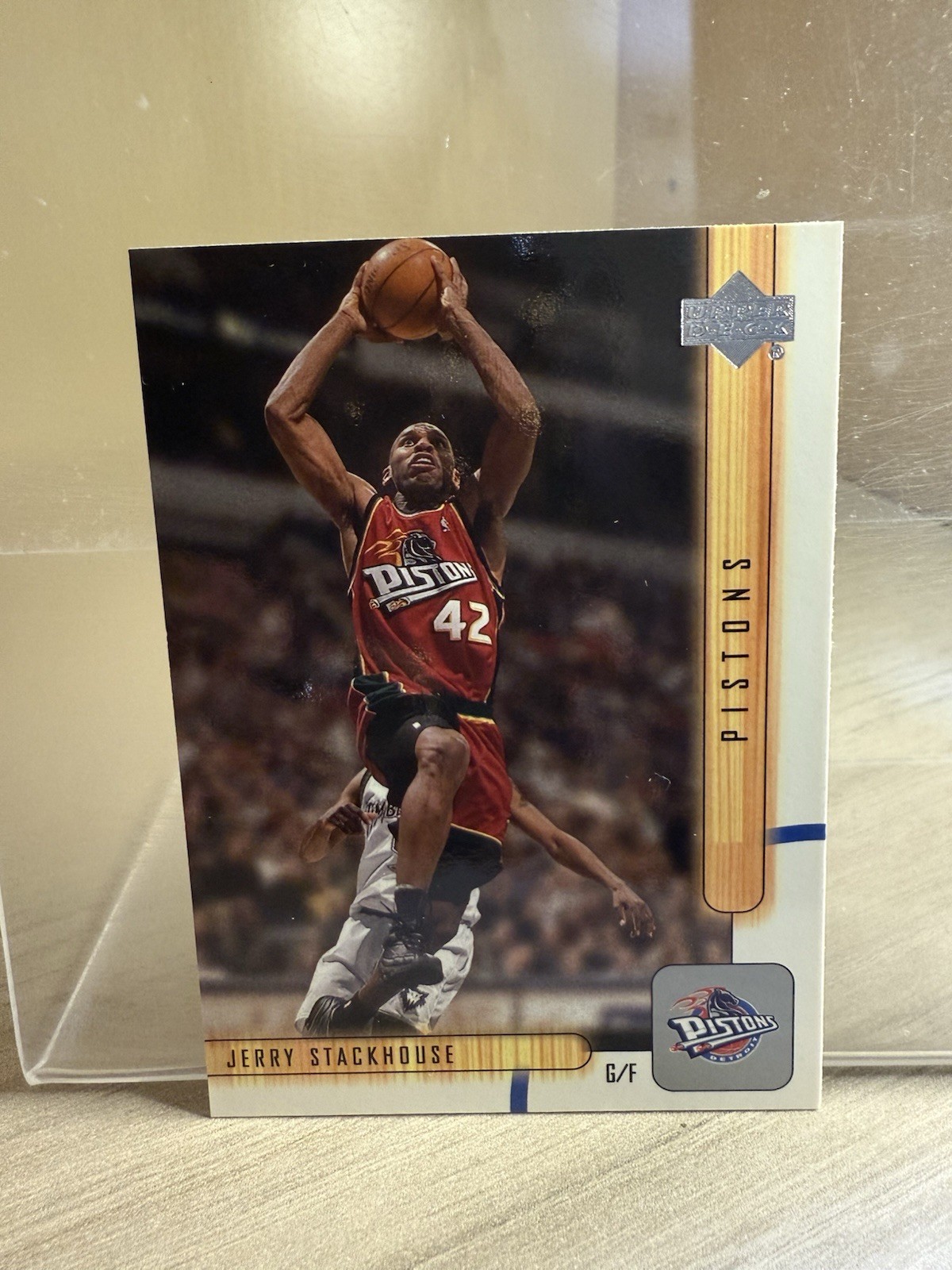 JERRY STACKHOUSE - 2001-02 Upper Deck - #44 - Pistons