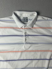 Callaway Opti Dri Performance Golf Polo Men  s Size XL Stripped Preppy