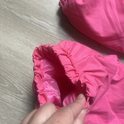 Obermeyer Pink Ski Suit One Piece Snowsuit Juniors Youth 14 Dupont Hollofill - Picture 5 of 14
