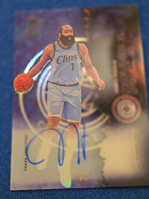 Topps 2026 Signature Class James Harden Crystal Clear Auto CCA-JH 1/1 Clippers