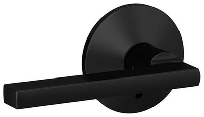 Schlage FC21-LAT-KIN Custom Latitude Passage & Privacy Door Lever - Black