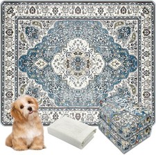 Washable Pee Pads for Dogs, 2 Pack, 36" x 42" Pack , Blue-1